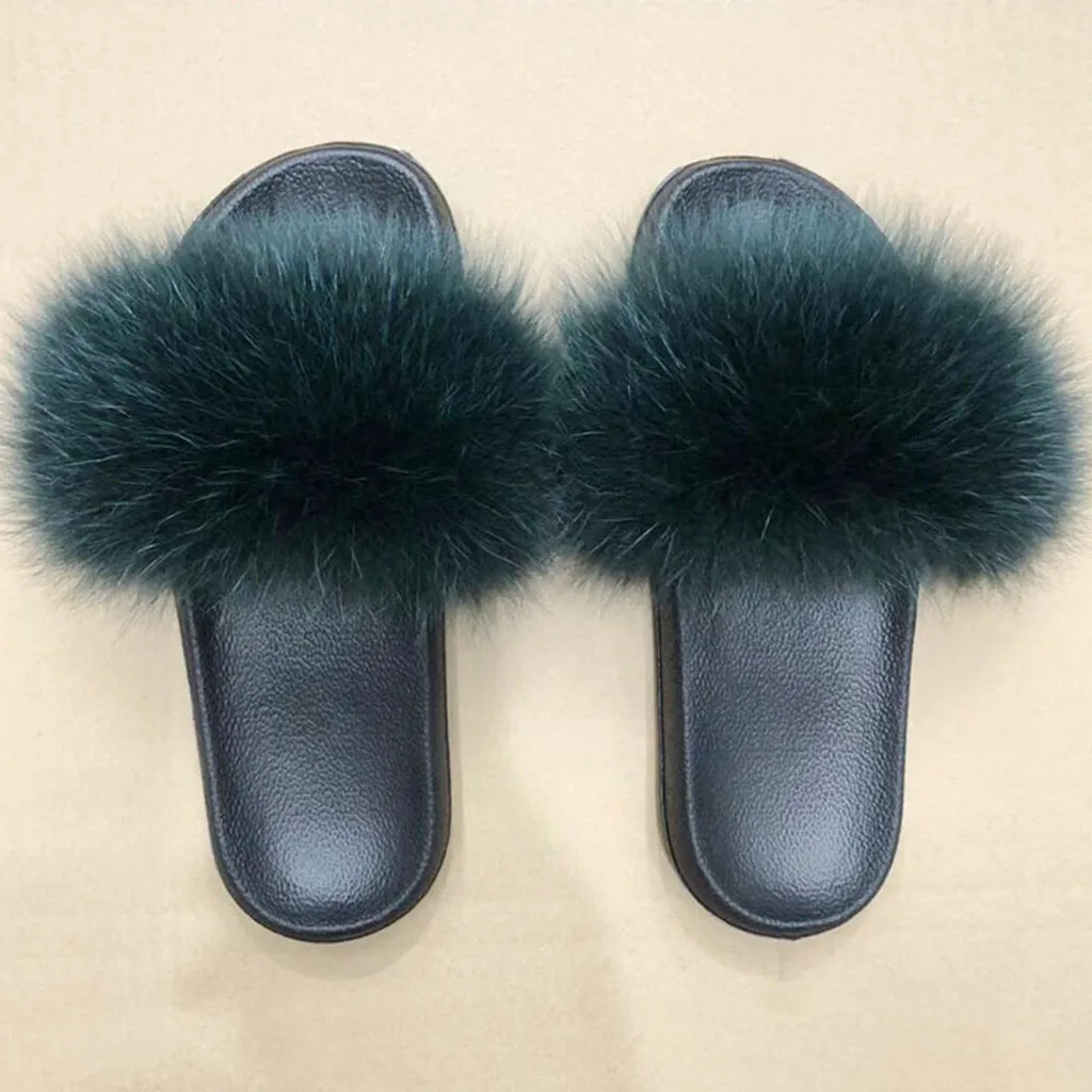 Fashion Summer Women Round Toe Slippers Non-Slip Slippers for Women Indoor Outdoor Womens Indoor Outdoor Slippers with Heel