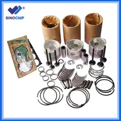 3TNV76 Engine Rebuild Kit for Yanmar 3D76E 3TNV76 Engine John Deere 1435 X950R X495 Tractor Aftermarket Parts