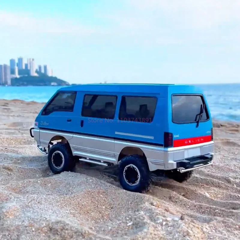 Novo ld1296 1:12 24g delica versão de transmissão de velocidade dupla carro de controle remoto simulação carro de controle remoto em escala completa