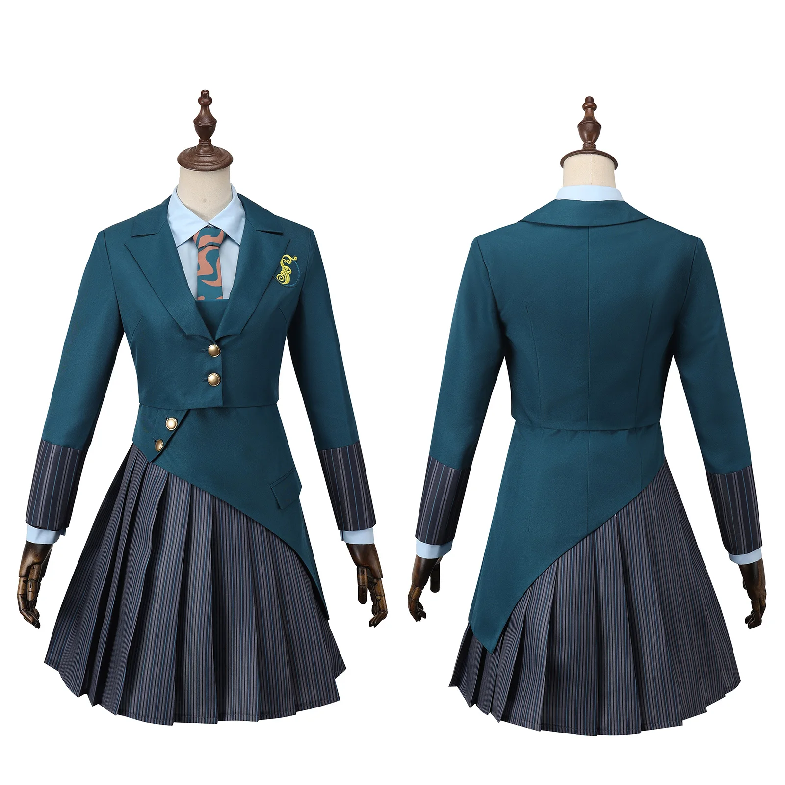 

Glynda Elphaba School Uniform Cosplay Costume Outfits Fancy Party Suit Halloween Clothing for Halloween Christmas Party