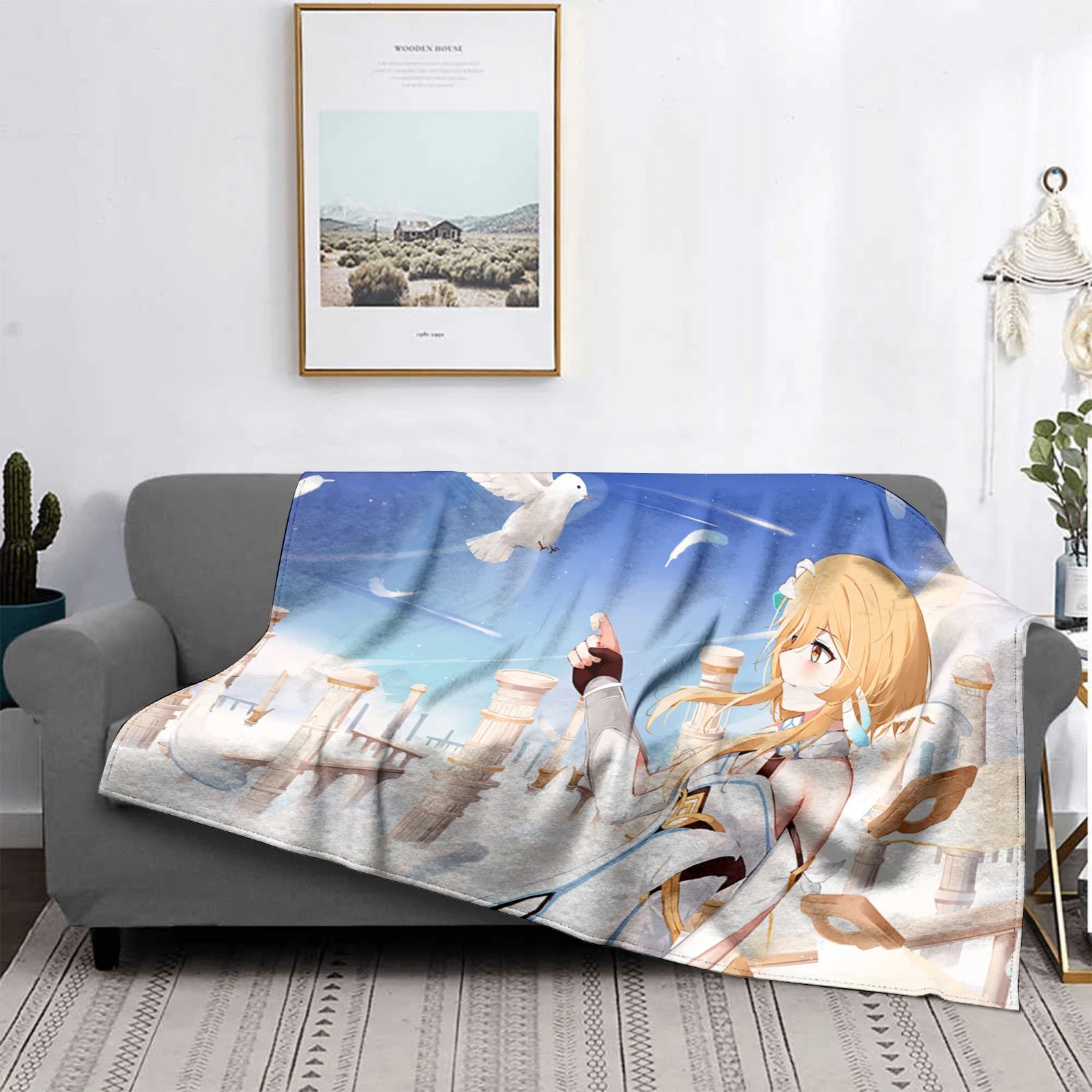 Home decoration plush Sofa blanket Colorful Animal  Bedspread on the bed anime fluffy soft blankets thick blanket for winte