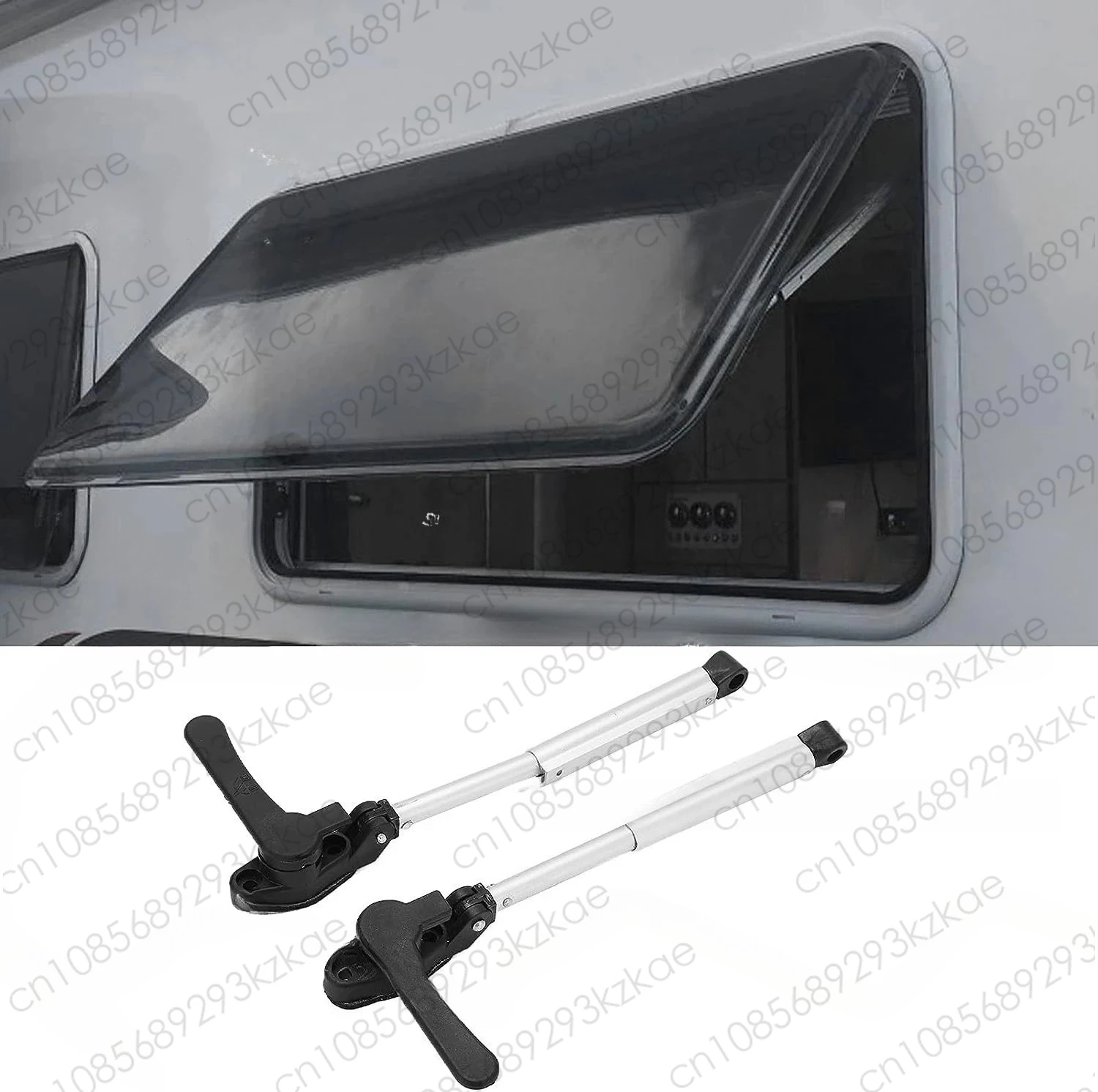 Elastic Support Rod RV Plastic Steel Window Aluminum Alloy Support Rod Automatic Extension