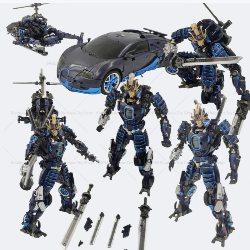 

[IN STOCK ] Transformation Seiko Imitation J-01 J01 Blue Warrior KO MetaGate-G01 Haiku Drift Three Forms Action Figure