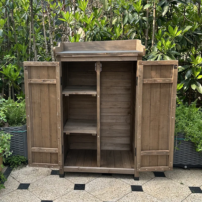 Outdoor storage cabinet, utility cabinet, locker, kindergarten toy , courtyard, garden tool, rainproof and sunscr