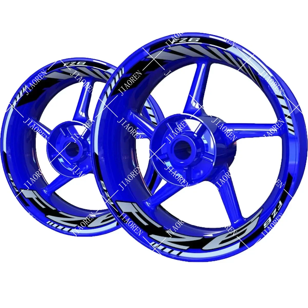

Halloween FZ6 Wheel Sticker FZ 6 Logo Motorcycle Rim Decal Set