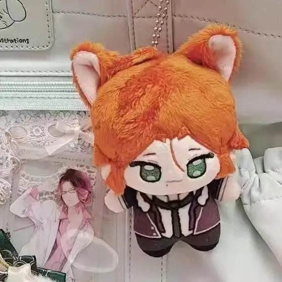 10 Cm Anime DIABOLIK LOVERS Sakamaki Ayato 귀여운 플러시 불가사리 바디 Prited 인형 인형 장난감 코스프레 펜던트 열쇠 고리 크리스마스 선물