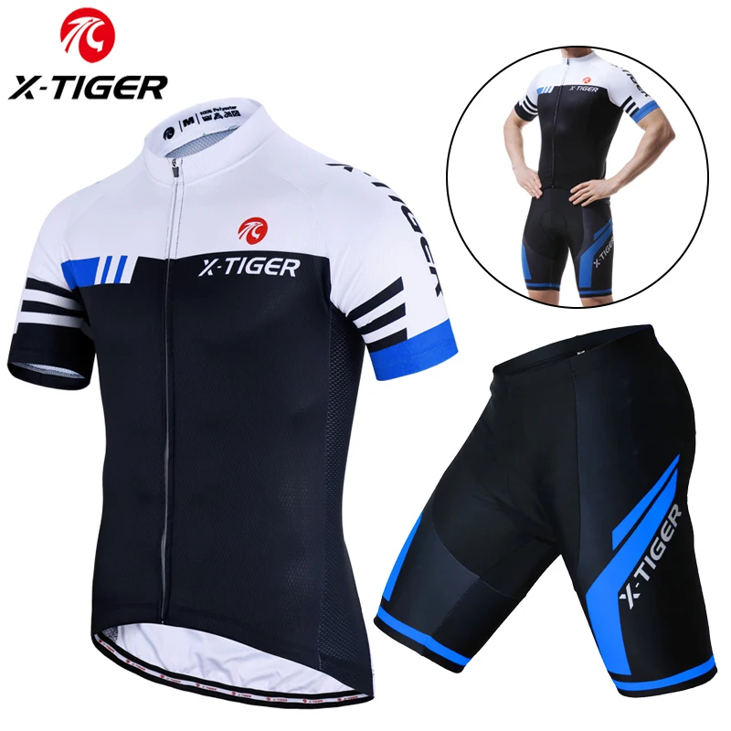 Maglia da ciclismo x-tiger Set estate uomo sport all\'aria aperta abbigliamento da ciclismo abbigliamento da bici ad asciugatura rapida tuta da