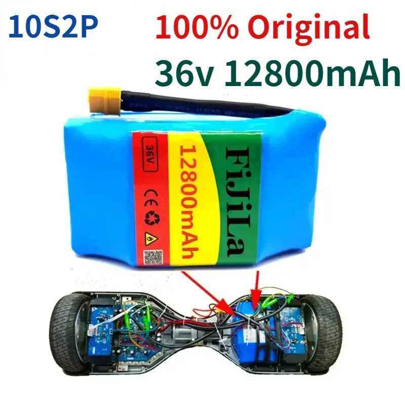 

100% original balance skateboard, 36V, 12800mAh,10s2p, 36V,12800mah, integrated protection board, battery 18650