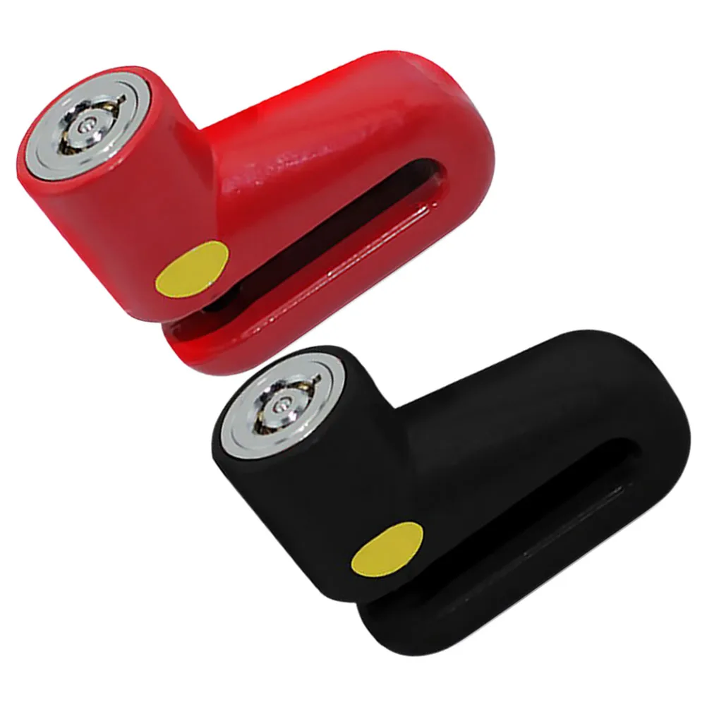 

2pcs Mini Disc Brake Lock Heavy Duty Bike Security for Motorcycle Disc Brakes Compact Durable Stainless Steel Alloy ABS Plastic
