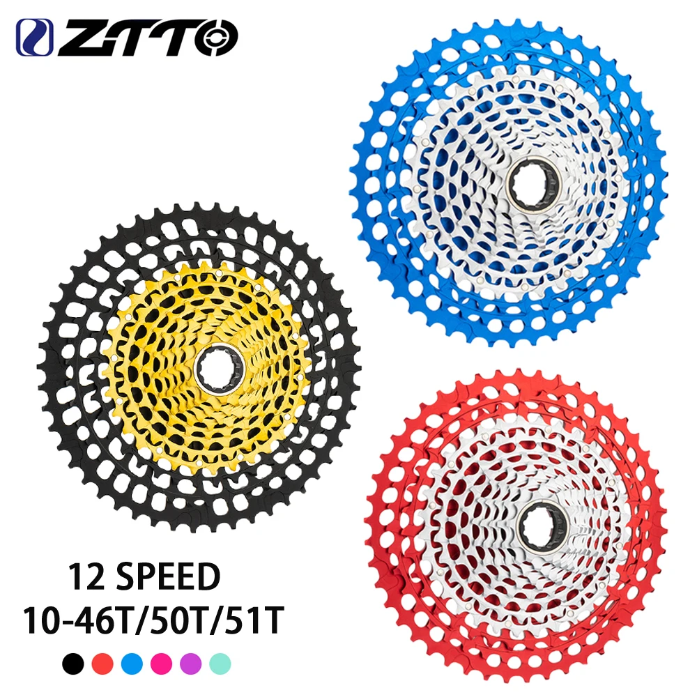 ZTTO Ultralight XD Cassette MTB Bike 12 Speed 10-46T 10-50T 10-51T Freewheel CNC Ultimate Flywheel 12 S Bicycle Sprockets Parts