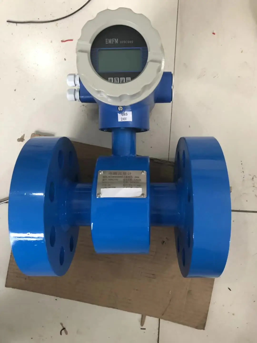 Industrial Intelligent High Pressure Electromagnetic Flow Meter For Sewage Water 1.0-42MPa 4-20mA 6 Inch DN150 Flange Connection