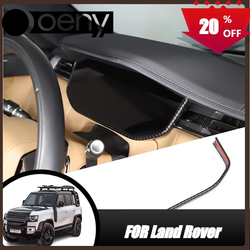 

Fit For Land Rover Range Rover Sport Vogue L460 2023 2024 ABS Carbon fiber/Black Car Dashboard Decorative Frame Sticker Accessor