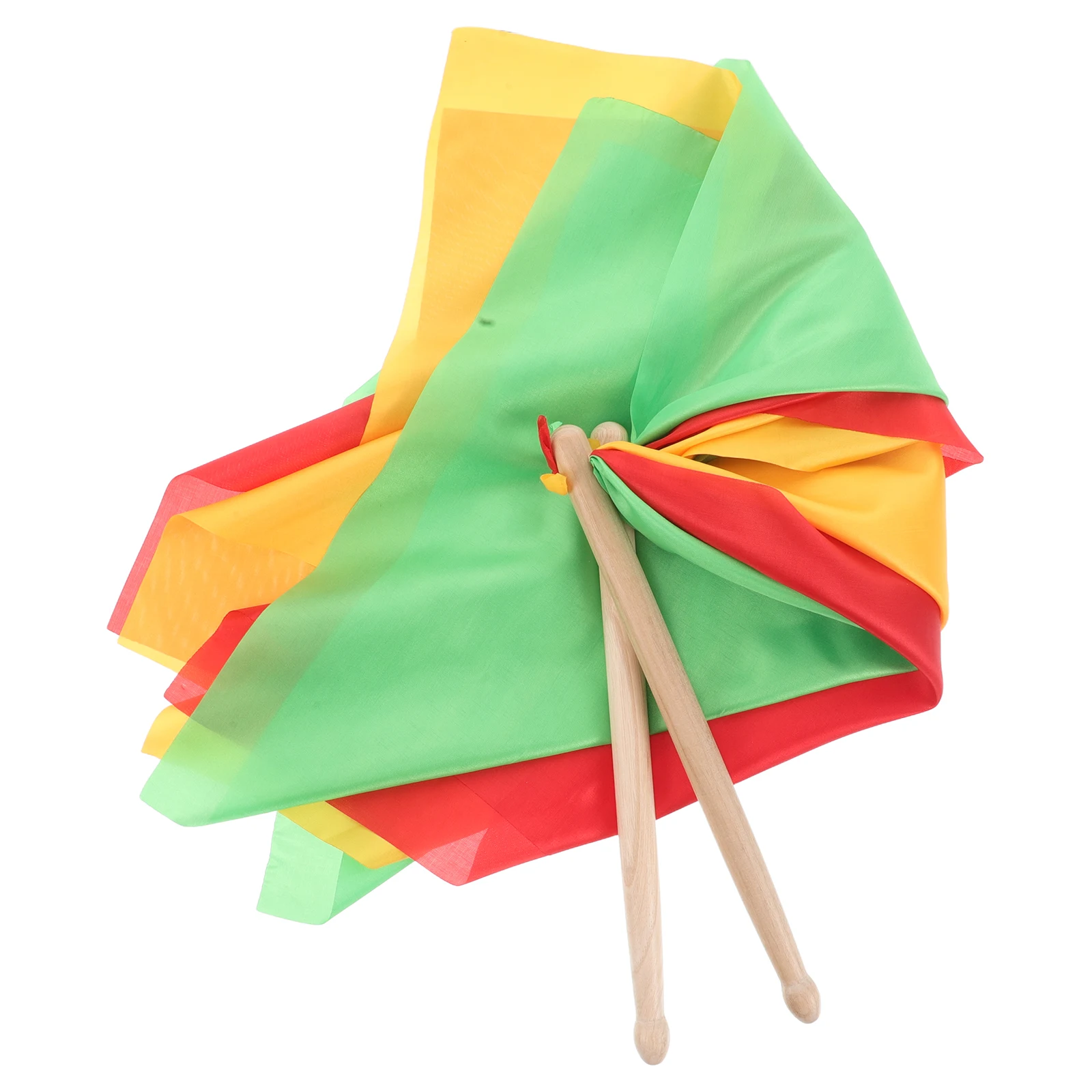 

Waist Drum Drumsticks Dancing Gymnastics Ribbon Artistic for Kids Dance Children Accessories Wand