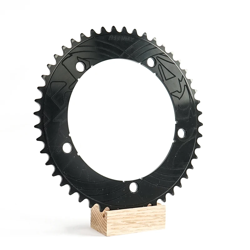 Ardently Fixed Gear Bicycle Chainring BCD144 Single Disc Gear Round Plate Crankset  xxT  Road Bike Chainwheel Crank Riding Disc