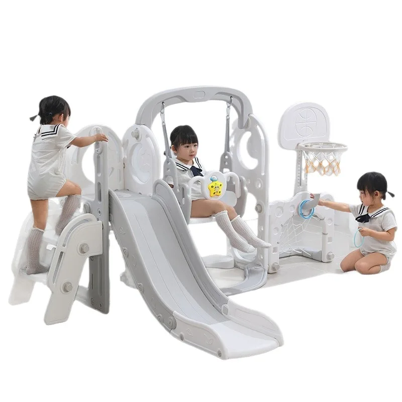 

Slide Children's Swing 2-in-1 Indoor Home Baby Slide Baby Small Climbing Ocean Ball Pool Combination