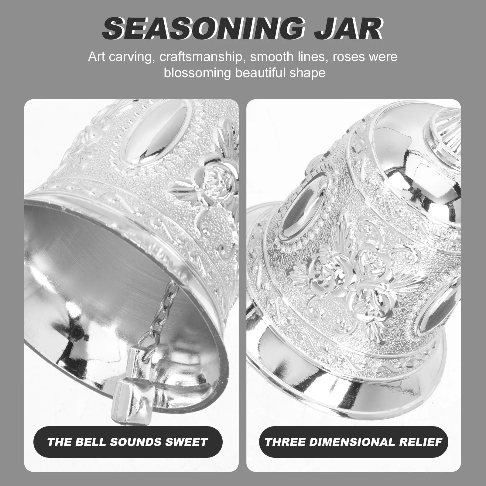 

Zinc Alloy Small Bell Ornament Home School Restaurant Decor Festive Party Decoration Mini Bell For Xmas Festival