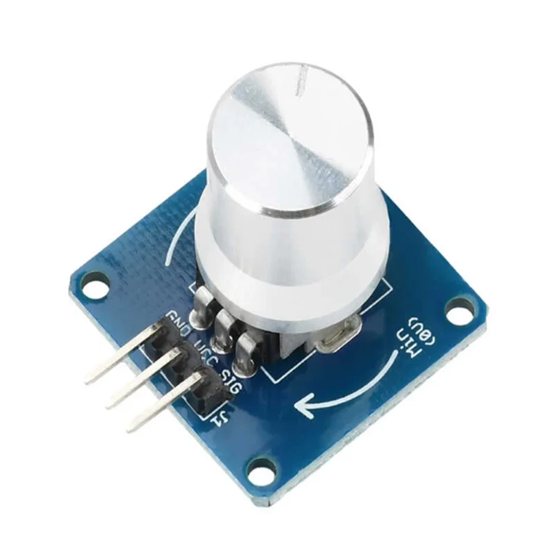 DC3-5.5V Rotation Angle Sensor Module Knob Switch, Adjustable Resistance Potentiometer, Adjustable Volume and Dimming