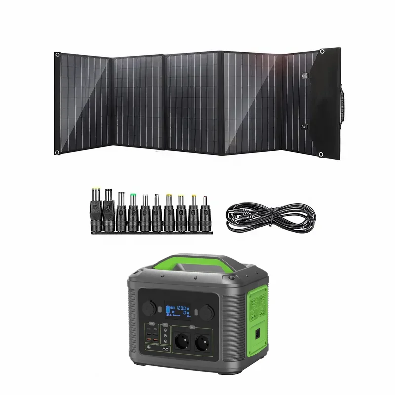 

2000w 1000w 2kw portable solar power generator with solar panel 110v 220v solar generator portable power station