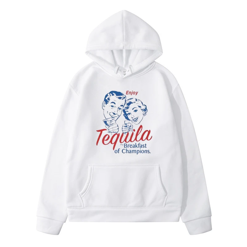 

Enjoy Tequila Hoodie Women Cute Funny Alcohol Drinking Hoodies Vintage Fashion men Hooded Tops Fleece Unisex Clothing