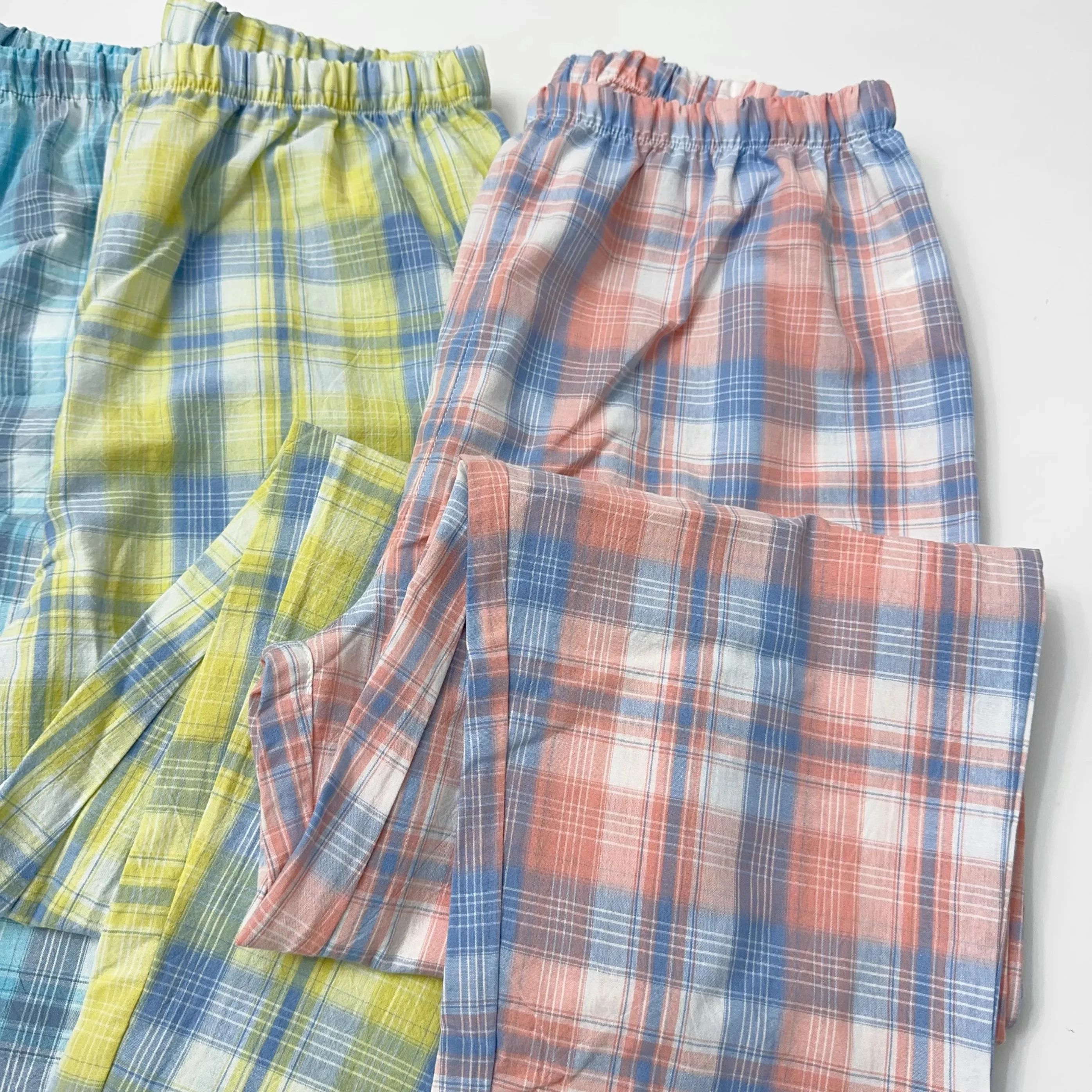 Women's Pajamas Pants Male Trousers Cotton Streak Thin Can Be Worn Outside Sleeping Bottoms