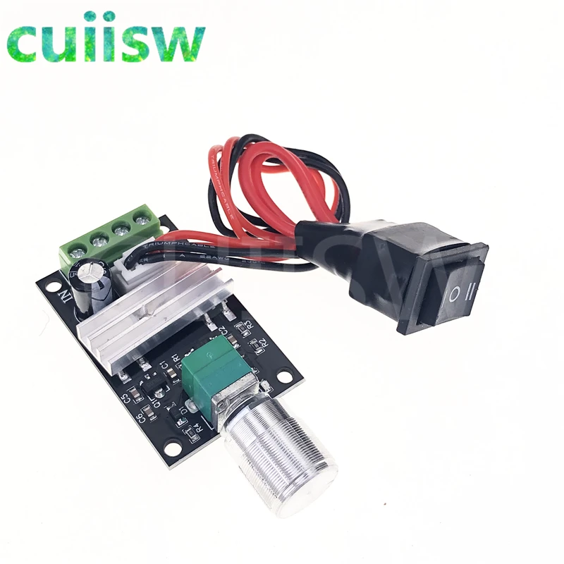 DC 12V 24V 3A 80W 1203BB DC Motor Speed Controller Adjustable PWM Speed Regulator Reversible Speed Control Switch 6V-28V