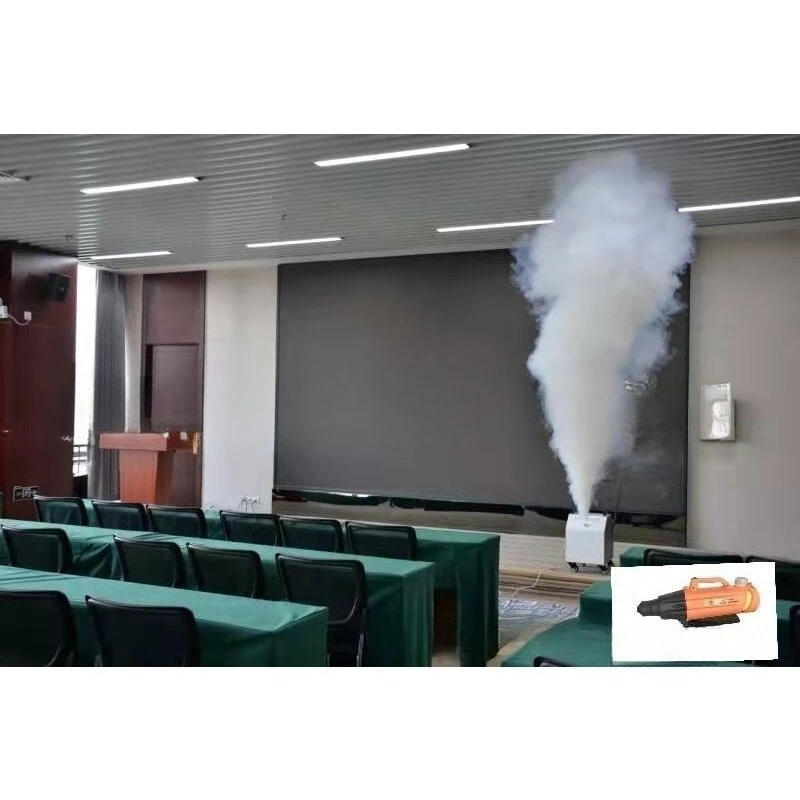 

Hand-pushed multifunctional electric ultra-fine particle cold hood