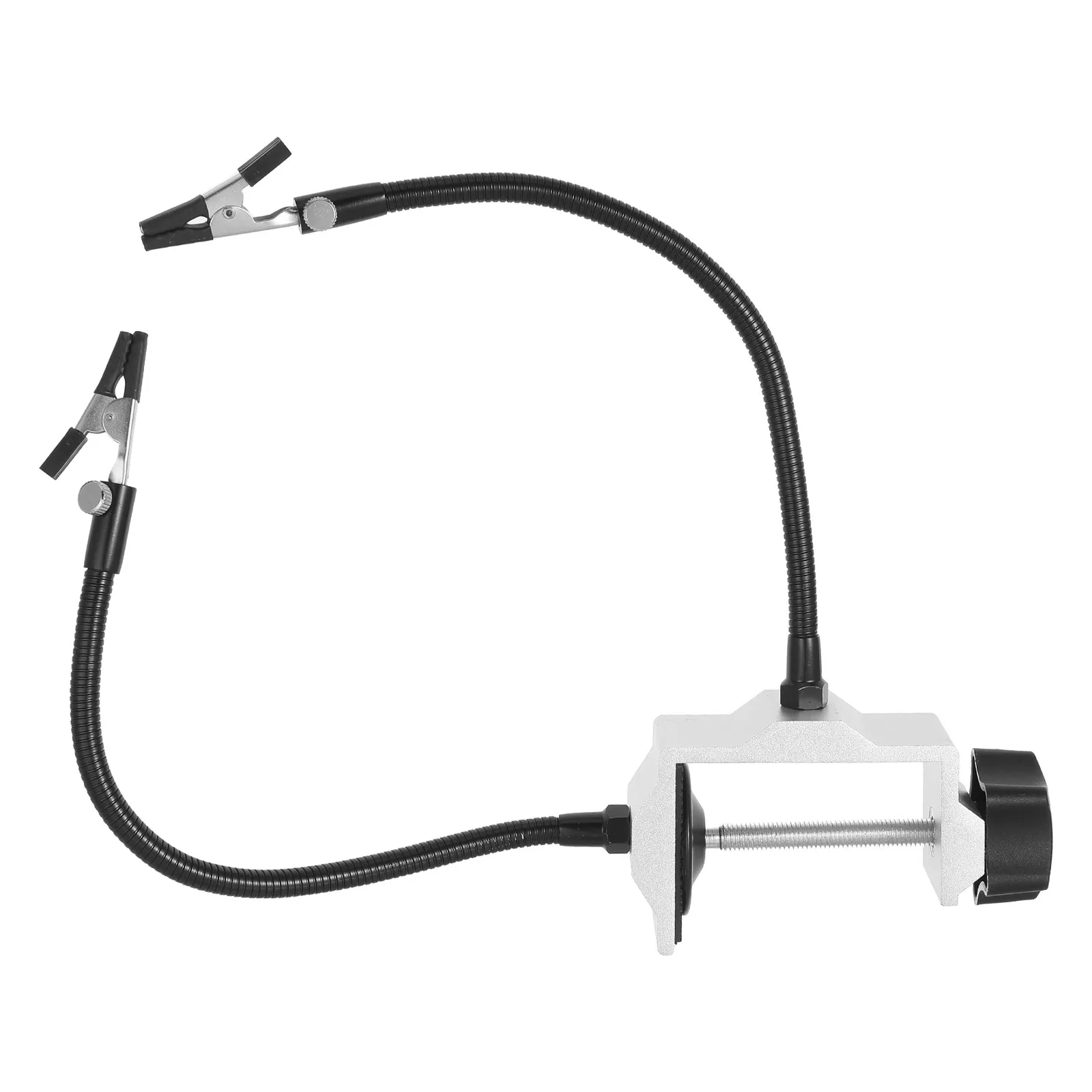 

Helping Hands Soldering Station Dual Arm Bench Vise Table Clamp Pcb Holder Fixture Precision Soldering Iron Stand DIY
