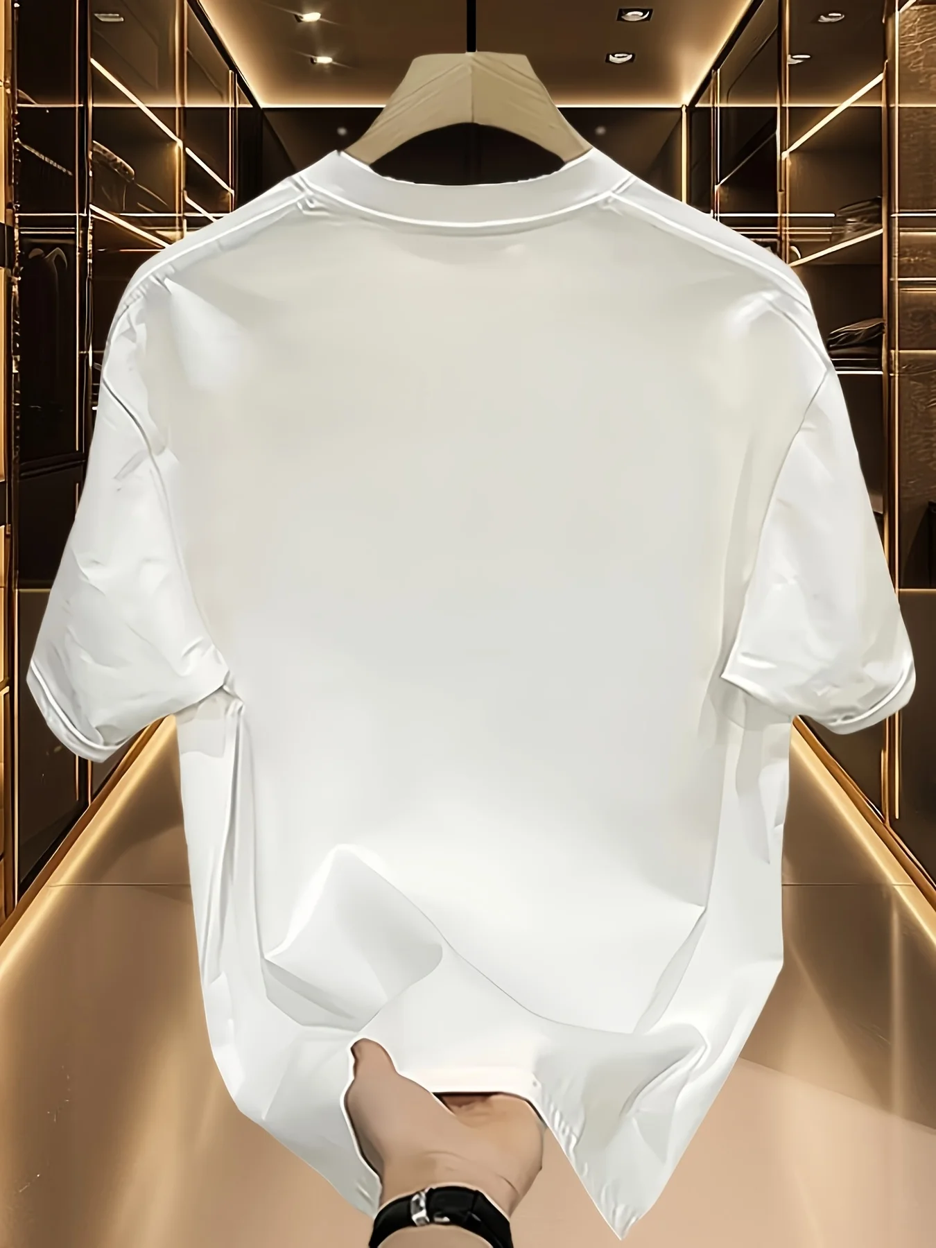 تي شيرت رجالي أمريكي ريترو 100% قطن فضفاض بأكمام قصيرة تي شيرت صيفي جديد ملابس الشارع للرجال والنساء #6