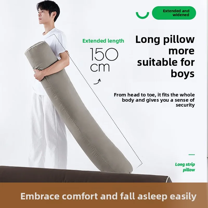 

Длинная подушка для мужчин, цилиндрическая подушка для ног, подушка для сна для взрослых, для дома и офиса