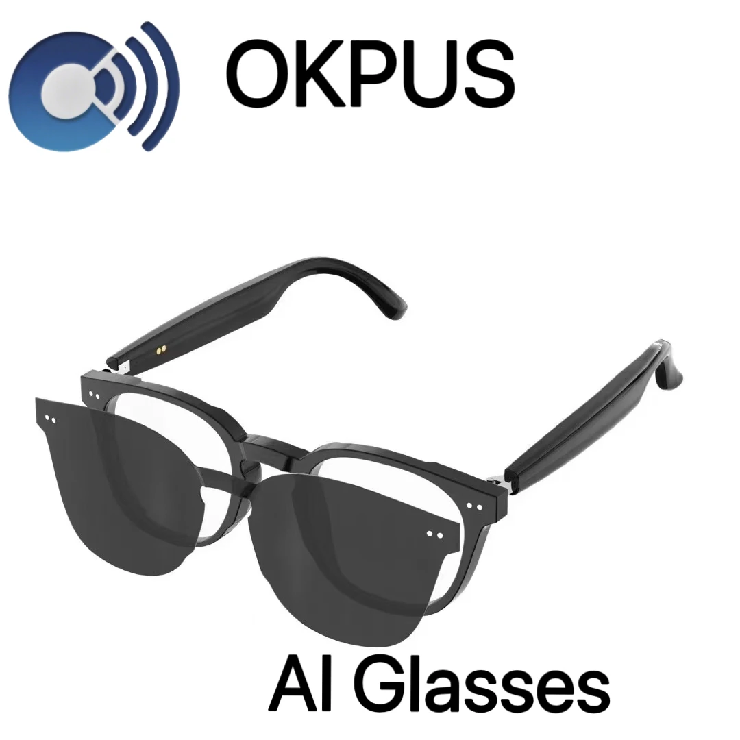 

OKPUS DX61008 The New AI Bluetooth Audio Call Smart Glasses Voice Assistant Translation IP68 Waterproof HIFI Sports Headphones