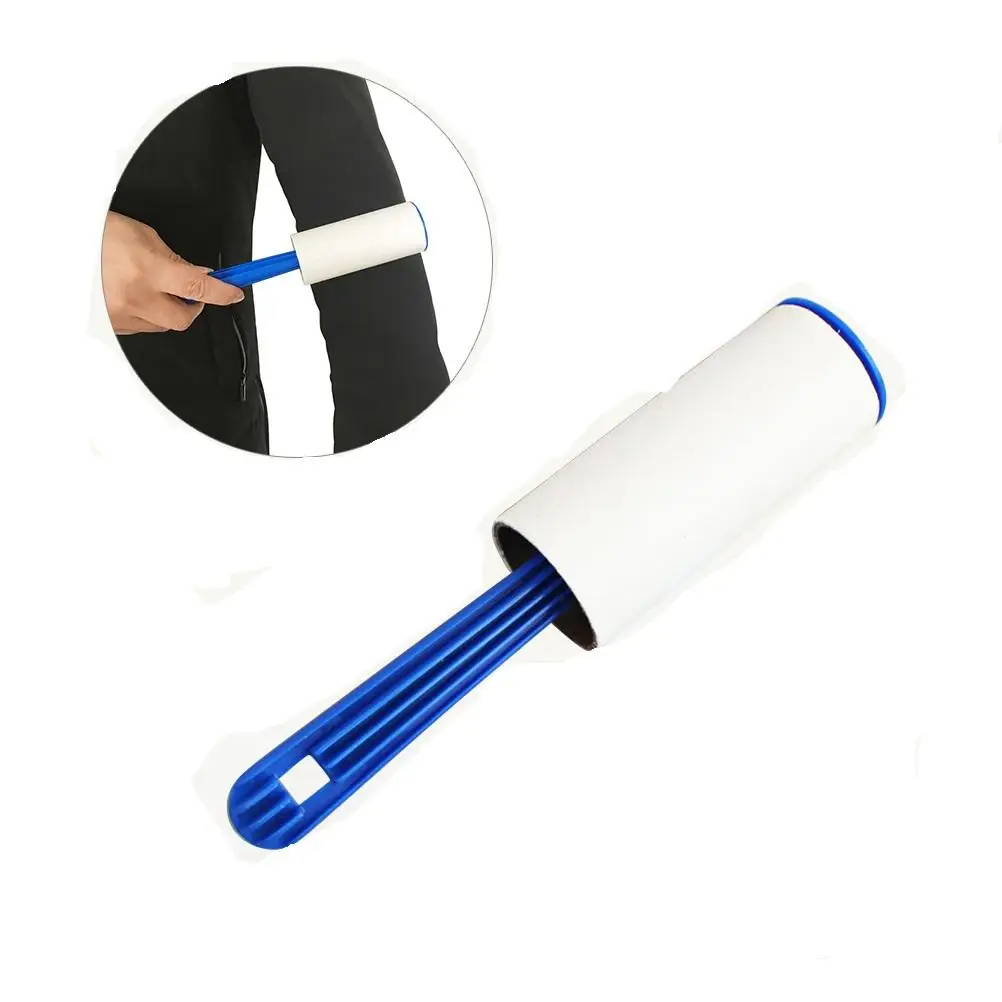 

Lint Roller Pet Hair Fluff Remover Sticky Picker Cleaner for Clothes Furniture Car Carpet (Random Color)