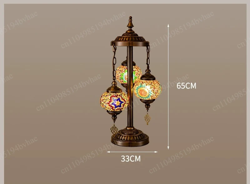 Mediterranean Floor Lamp - Handmade Patterns in the Living Room