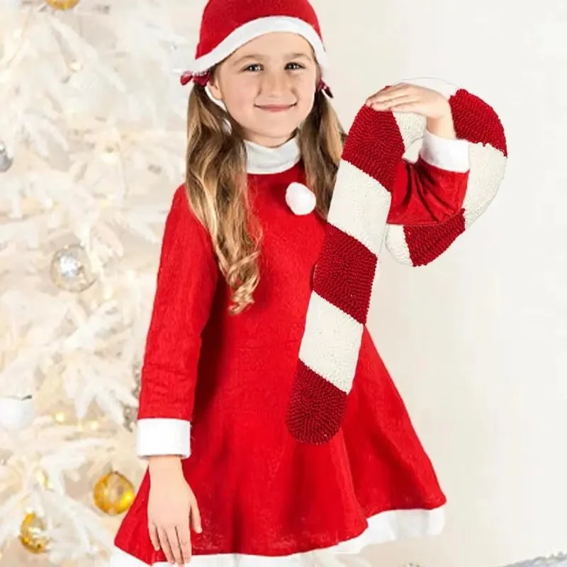 Christmas Candy Cane Throw Pillow Soft Sofa Cushion Festival Heteromorphic Decorative Pillow Doll For Christmas Decoration 2024