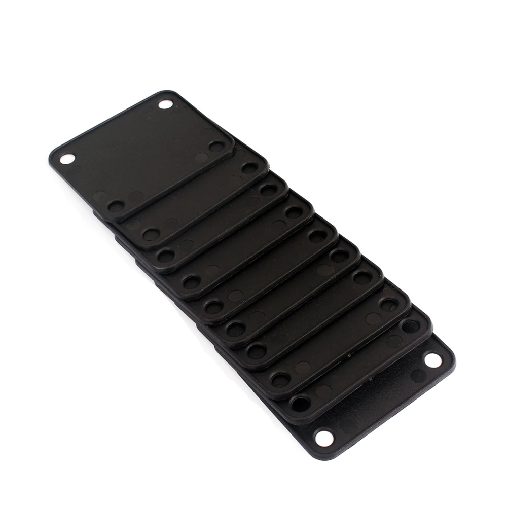 

10 pcs For Bass Guitar Neck Plate 4 Neck Plate Bolt Joint Board