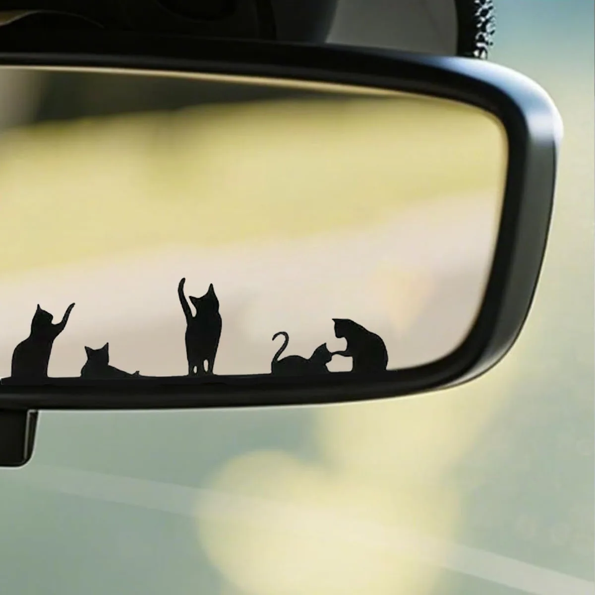 Very Cute Kitten Mirror Stickers - Charming vinyl stickers for car mirrors - side mirrors - car windows