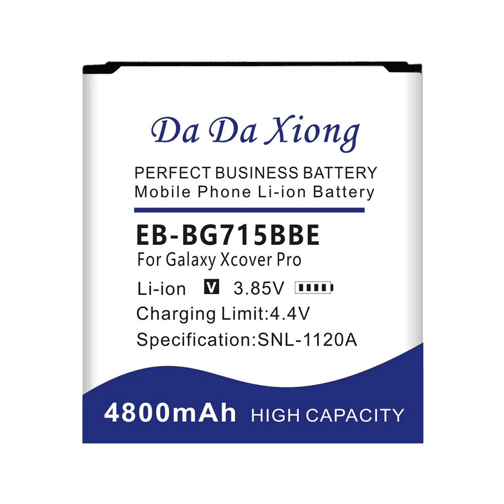 Top Brand 100% New 4800mAh EB-BG715BBE EB-BG736BBE Battery for Samsung Galaxy Xcover Pro Xcover6 Pro Batteries