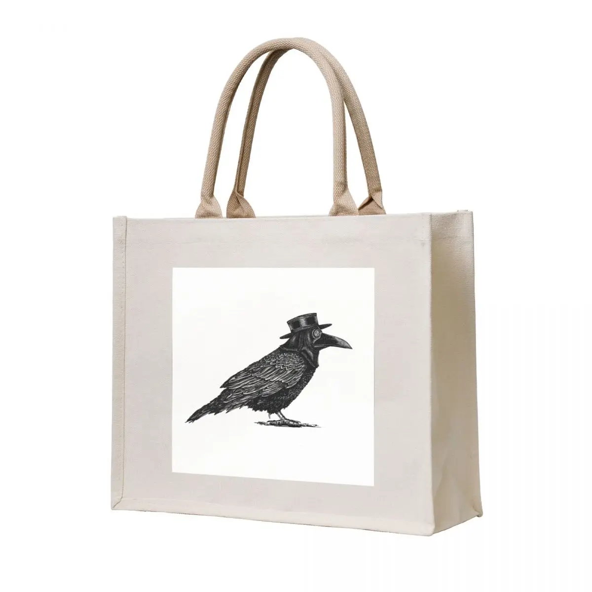 

Plague Raven Tote Bag Big bag women hand bags free delivery bags