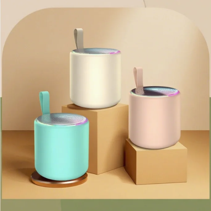 

2025 New Model Bluetooth Speaker - Mini Portable Desktop Speaker with Enhanced Bass, Hi-Fi Sound & Stylish Design