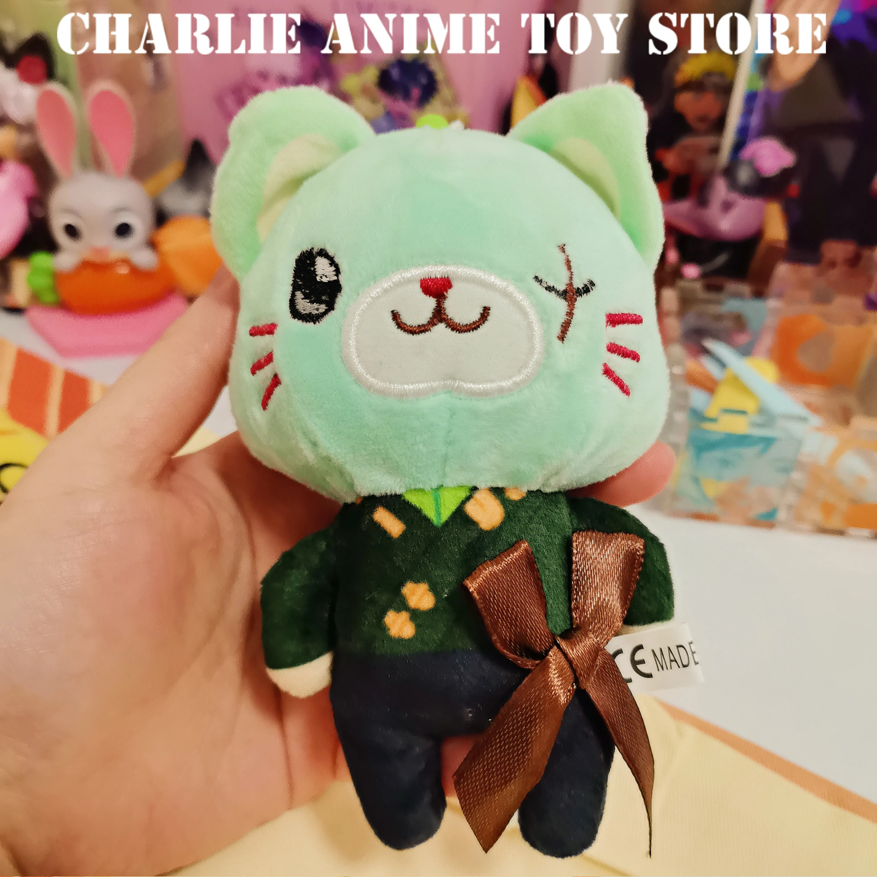 새로운 12cm 밀짚 모자 Luffy 플러시 펜던트 만화 그림 Sanji Zoro Trafalgar 플러시 인형 배낭 장식 열쇠 고리 팬 선물