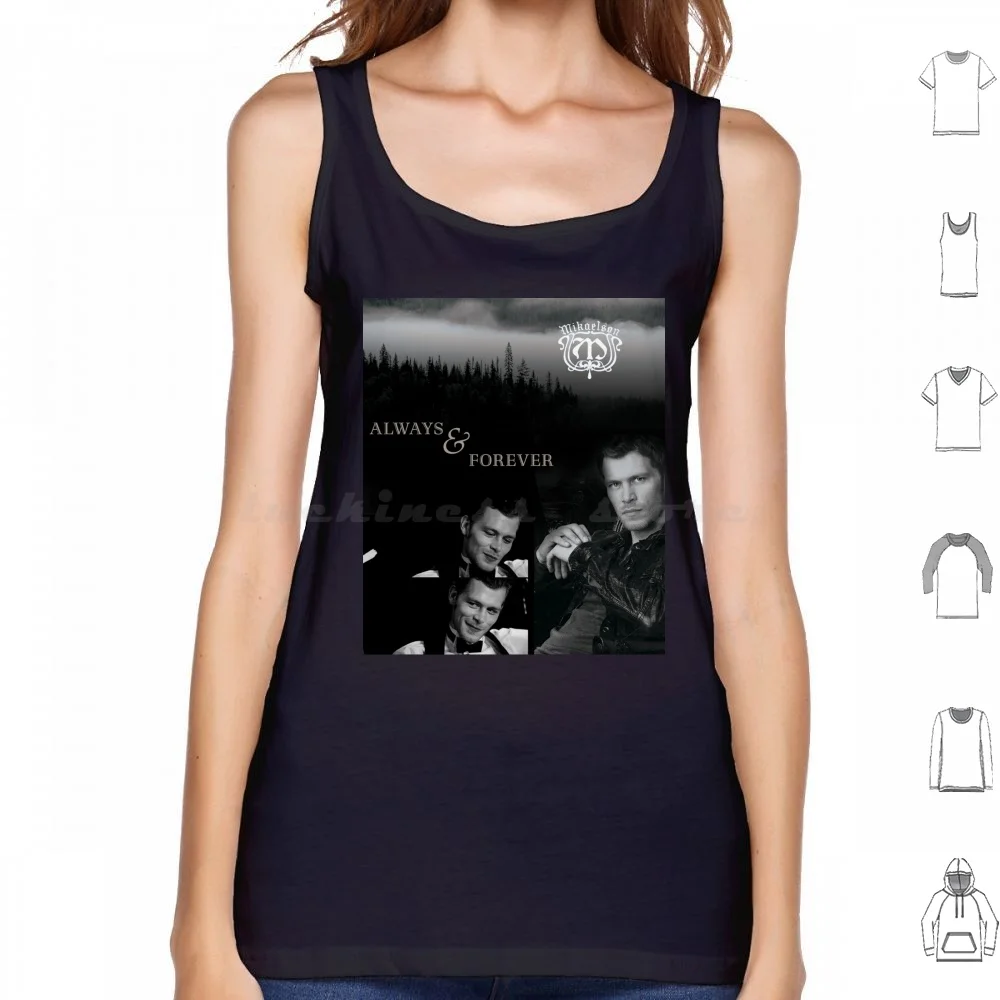 Klaus Mikaelson Collage Tank Tops Print Cotton The Originals Klaus Mikaelson Tvd Klaus Mikaelson Elijah Mikaelson