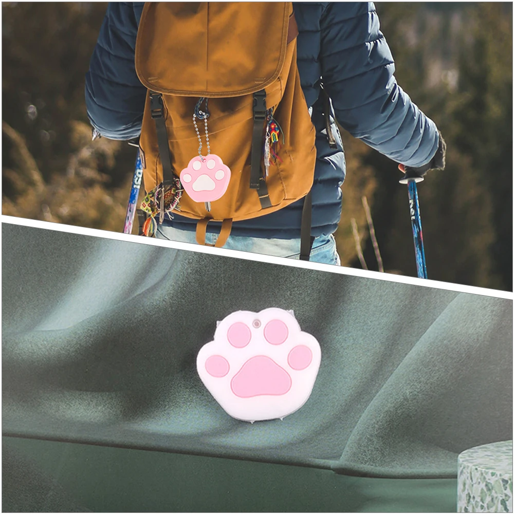 

4 Pcs Cat Claw Keychain Accessories Cute Cover Covers Identifiers Silica Gel Caps Silicone Car