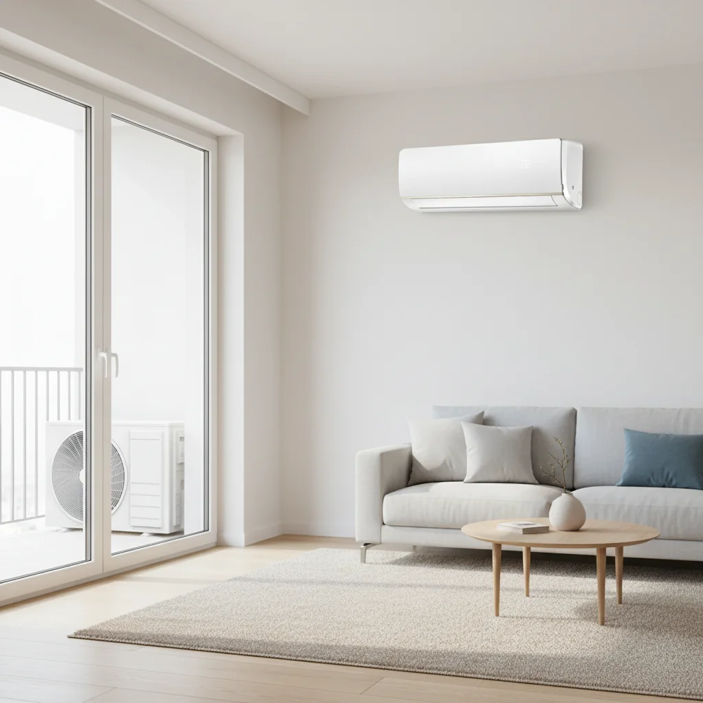 9000 BTU R32 Inverter Split AC 220V 50Hz Energy Efficient Smart App Controlled Quiet Cooler