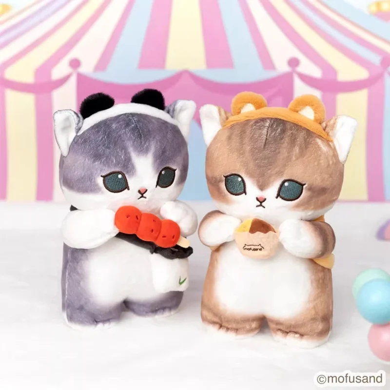 

New In Stock Mofusand Shark Cat Bestie Shopping Series Plush Toys Japanese Style Cartoon Dolls Perfect Festival Surprise Gifts