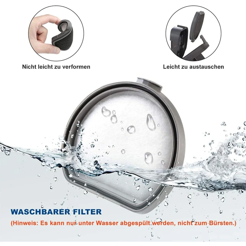 مرشحات HEPA البديلة المتوافقة مع ملحقات المكنسة الكهربائية اللاسلكية AEG QX9 QX9-1-50IB ASKQX9