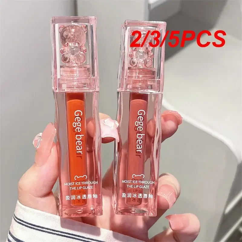 Heallor 2/3/5PCS Whitening Lip Gloss Small And Portable Lip Makeup 40g Makeup Tools And Accessories Lip Gloss Fast Film Formatio