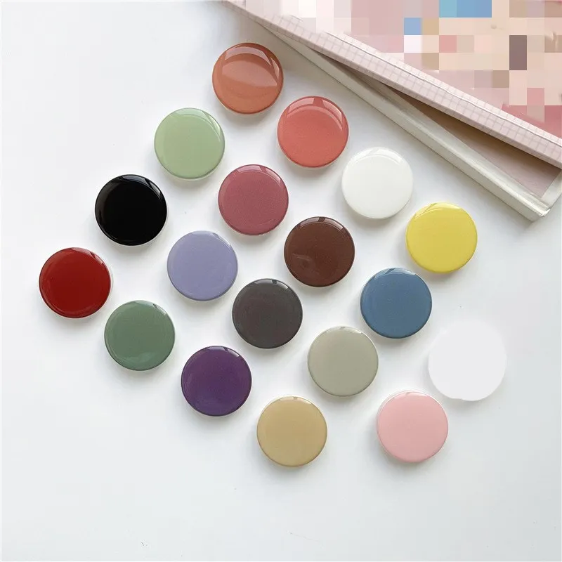 

Circle Pure Color Mobile Phone Finger Ring Holder Phone Bracket Stand Socket Phone Holder For iPhone 14 Mobilephone Holder