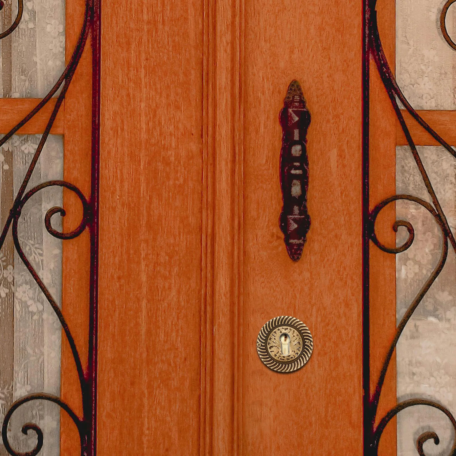 

6pcs Vintage Covers Decorative Metal Insert Plates For Drawer Dresser Cabinet Furniture Plate Door Hole Cover Escutcheon Oval