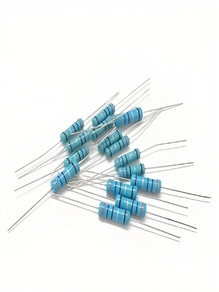 20Pcs 2W 1% Metal Film Resistors 10/22/47/100/470Ω 1K/4.7K/10K/22K/47K/100K/200K/470K/510K/910K/1MΩ 5 Band
