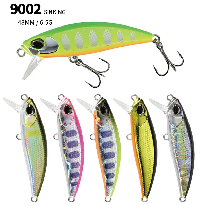 1 pcs Fishing Laure 48mm 6.5g Long Cast Japanese Submersible Minoan Mandarin Fish Horsemouth Fake Lure