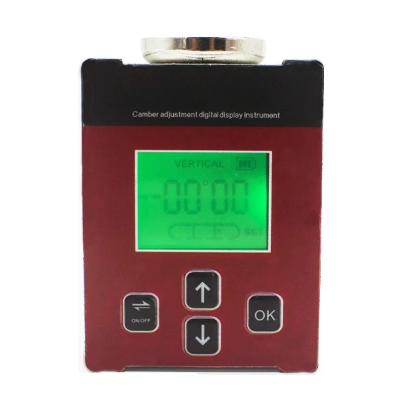 Four-wheel positioning camber electronic level digital display angle meter can switch 60 decimal and percentile units